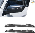 2PCS Bling Car Door Handle Scratch Protector, Car Rear View Mirror Anti-Scratch Sticker, Rhinestone Auto Exterior Accessories, Universal for SUV, Sedan, Truck(Black)