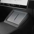 for 2024 Tesla Model 3 2025 Model Y Wireless Charging Anti-Slip Mat Silicone Protective Pad for Tesla Accessories (Grey)