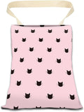 Car Garbage Can, Hanging Car Trash Can Bag for Cute Car Back Seat Organizer, Pink Cats