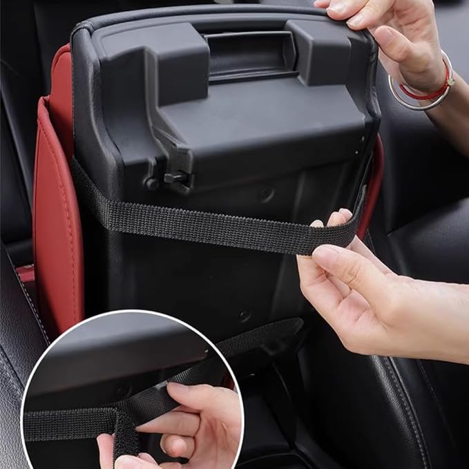 Car Armrest Pad for Lexus GX J150 J120 GX 460 400 GX OR Leather Armrest Box Mat Center Console Cushion Pad Universal Armrest Seat Box Cover Protector,Grey, normal, Gray