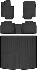 GLE350 Floor Mats - Fit for Mercedes Benz GLE 2020-2025 2026 (No for Coupe/AMG), All Weather Floor Mats & Cargo Liner for GLE350/GLE450 Accessories, Heavy Duty Waterproof