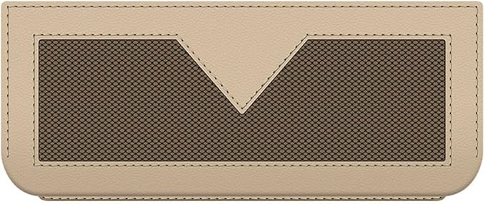 Berfi Life Car Seat Side Pocket Organizer, Car PU Leather Mesh Storage Bag Pouch, Vehicle Seat Gap Filler for Keys, Phone, Sunglasses, Registration, and Documents