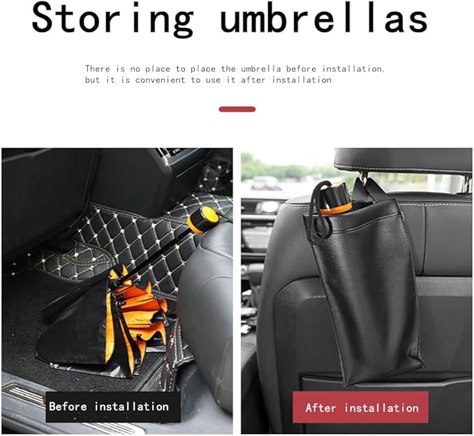 Car Umbrella Storage Bag Car Truck Back Seat Umbrella Storage Holder Adjustable Umbrella Storage Bag Multi functional umbrella storage bag