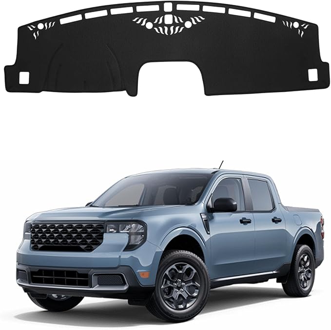 Dashboard Mat Cover for Ford Maverick 2025 2024 2023 2022 Nonslip Center Console Sunshield Glare UV Rays Protector Accessories