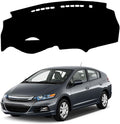 Upgraded Dashboard Mat for 2009-2014 Honda Insight Polyester Dashcover UV Protection Non-Slip Windshield Reflective Instrument Cover Interior Accessory Black
