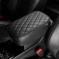 Car Armrest Cushion Cover Compatible with Kia Sportage 2023 2024 2025 2026 Accessories, Leather Center Console Armrest Pad(Black)
