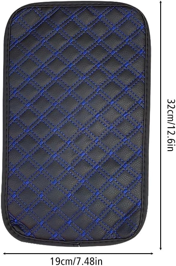 MiOYOOW Car Armrest Cover, Wear Resistant Center Console Pad Waterproof Car Center Console Cushion for Most Car SUV Truck