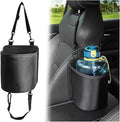 BESULEN Car Seat Side Large Cup Holder, Hanging Storage Bag for Drink Water Bottle Baby Stuff, Multi-Functional Auto Organizer with Waterproof Liner, Universal Car Accessories Road Trip Essentials