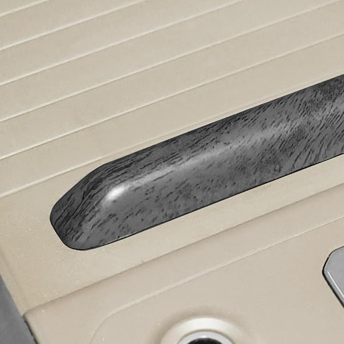 YOUTOOCAR Center Console Sliding Box Handle Cover Compatible with Kia EV9 2024-2026 Accessories (Wood Grain)