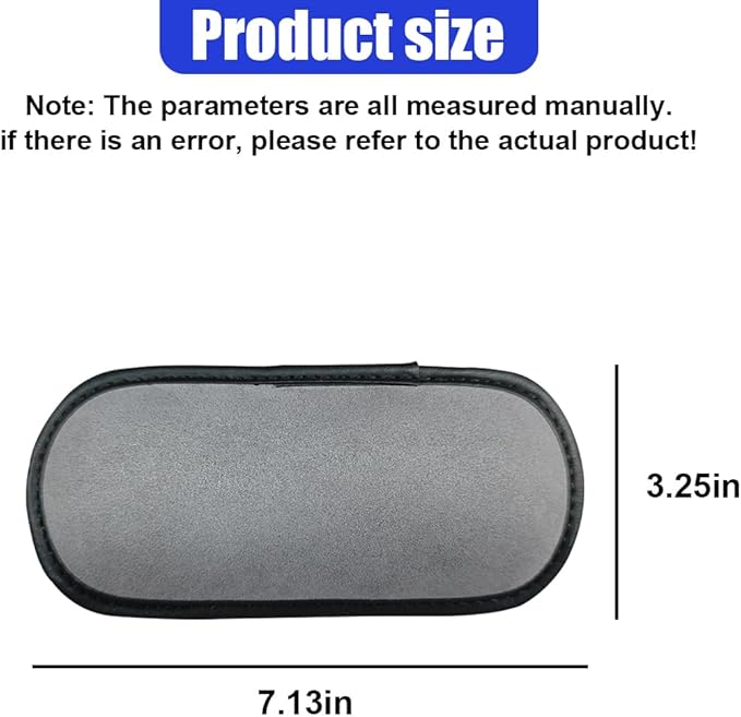 Car Door Armrest Pads, Soft Leather Memory Foam Car Center Console Pillow with Strong Adhesive, Universal Comfortable Auto Arm Rest Cushion Accessories for Elbow and Knee Support(Gray)