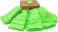 The Rag Company - Car Wash Towel - Professional Microfiber Auto Detailing and Drying Towels, Lint-Free, Streak-Free, Great for General Cleaning, 320gsm, 16in x 27in, Lime (Wholesale Case of 125)