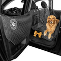 Ruff Liners Medium Dog Seat Cover, Black – As Seen on Shark Tank – Back Seat Protector for Cars, Mid-Size SUVs, & Mid-Size Trucks – Waterproof, Touch Fasteners, & Belt Slots – Sturdy Dog Hammock