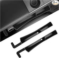 2 PCS Car Seat Gap Filler Organizer, Multifunctional Auto Side Seat Gap Filler Phone Holder, Universal Vehicle Storage Box Fill Gap Space Between Seats and Console (Black)