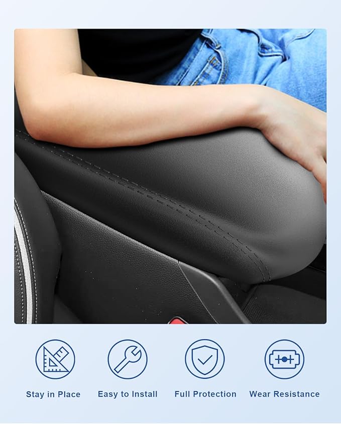 CDEFG for 2026 Honda HR-V Center Console Cover with Hidden Storage for 2023-2026 Honda HR-V Accessories Armrest Cover Middle Console Pad with Magnets Secret Box