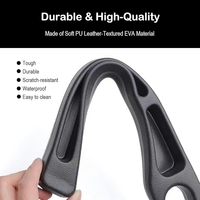 Car Seat Gap Filler Plug Strip 2 Pack, No-Drop Carseat Side Gap Filler Organizer Catcher with Dual Storage & Seatbelt Slot,Universal Fit Fill The Gap Between Seats & Console for Car SUV Truck, Black