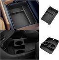 Ruiya (2Packs) 2026 Palisade Console Organizer for Hyundai Palisade LX3 Accessories Under Storage & Armrest Box Compatible with 2026 Hyundai Palisade Calligraphy(Only for 7-seat Version)