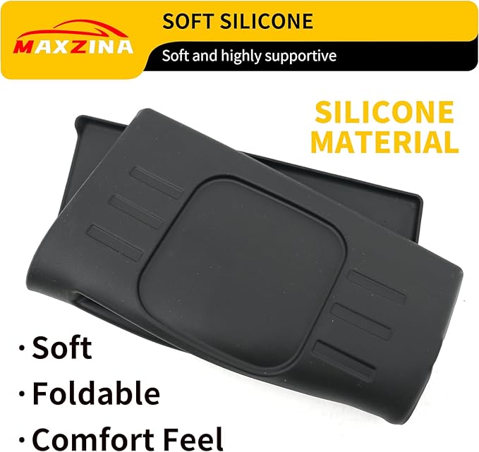 Center Console Mat Compatible with 2024-2025 Hyundai Santa Fe Interior Wireless Charging Mat Center Console Anti-Slip Protector Pad Silicone for 2024 Santa Fe Accessories