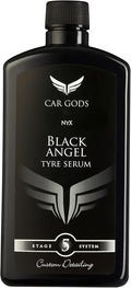 Car Gods Powerful Gel Black Angel Tire Serum Formula, Revitalizing and Conditioning Tire Dressing, 17 Fl Oz