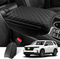 Armrest Cover for 2023-2026 Honda Pilot &2024-2026 Ridgeline &2024-2026 Honda Passport Accessories Center Console Cover Arm Rest Protector Middle Lid Pad Protector PU Leather, Anti-Scratch,Non-Slip