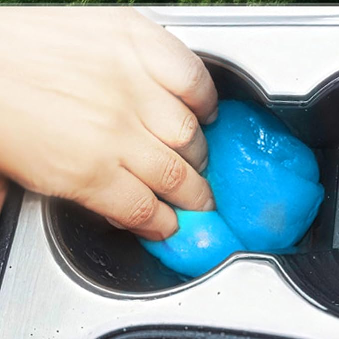 Car Interior Plus Cleaners - Detail Kit For Car Cleaning Gel | Cleaning Gel | Reusable Deformable Gelatin Sealant For Car Dashboard Air Intakes