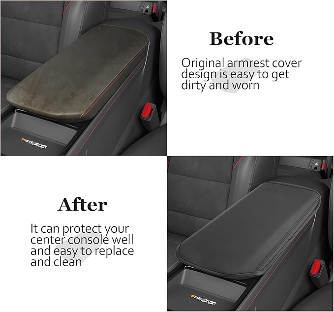 SKTU Upgrade 2024 2025 2026 Chevy Blazer EV Center Console Cover for 2024 2025 2026 Chevrolet Blazer EV LT/RS Armrest Cover 2024 2025 2026 Chevy Blazer EV Accessories Blazer EV Center Console Cushion