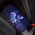 Coldinair Hummingbird Floral Car Center Console Pad Soft Armrest Protector Cover Fit for Most Vehicle,SUV,Truck,Car Interior Accessories Decor