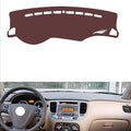 Leather Dashboard Cover Compatible with KIA Rio，Dash Cover, Non-Slip Dash Cover, Dash mat Dashboard Cover, Interior Dash Covers