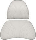 for Chevy Silverado 2007 2008 2009 2010 2011 2012 2013 Leather Car Seat Headrest Lumbar Cushion, Lumbar Support Pillow for Car,for Driving Traveling Relieving Neck Fatigue,3-A Beige