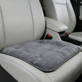 Car Seat Cushion, Breathable Soft Auto Front Seats Protector Pad for Comfortable Driving, Warm Vehicle Interior Driver Seat Non-Slip Decorative Accessory for Most Cars(Gray)