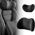 Car Headrest & Lumbar Support Cushion for Dodge Ram Promaster 2013-2020, Ergonomic Memory Foam Neck Head Pillow Seat Adjustable Strap Removable Breathable Interior Accessories,Black