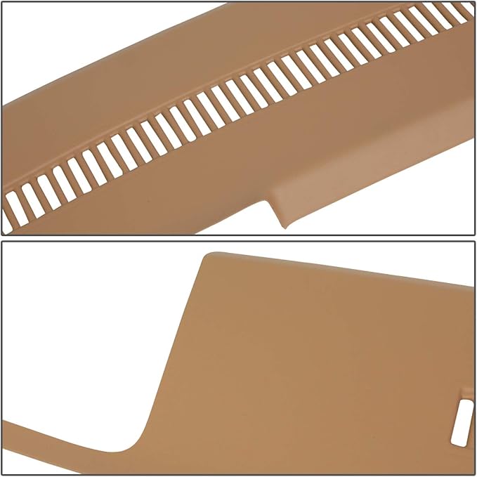DNA MOTORING Molded Dash Cover Overlay w/Grille Compatible with 88-94 C/K1500 2500 3500, 92-94 Blazer/Yukon, Tan Dash Board Cover Cap, ZTL-Y-0084-BE