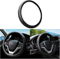 Mandark Car Steering Wheel Cover, Elastic Stretch Breathable Anti-Slip Microfiber Leather Auto Steering Wheel Protector, Soft Vehicle Interior Decor Accessories, Universal for RV, SUV, Truck (Black)