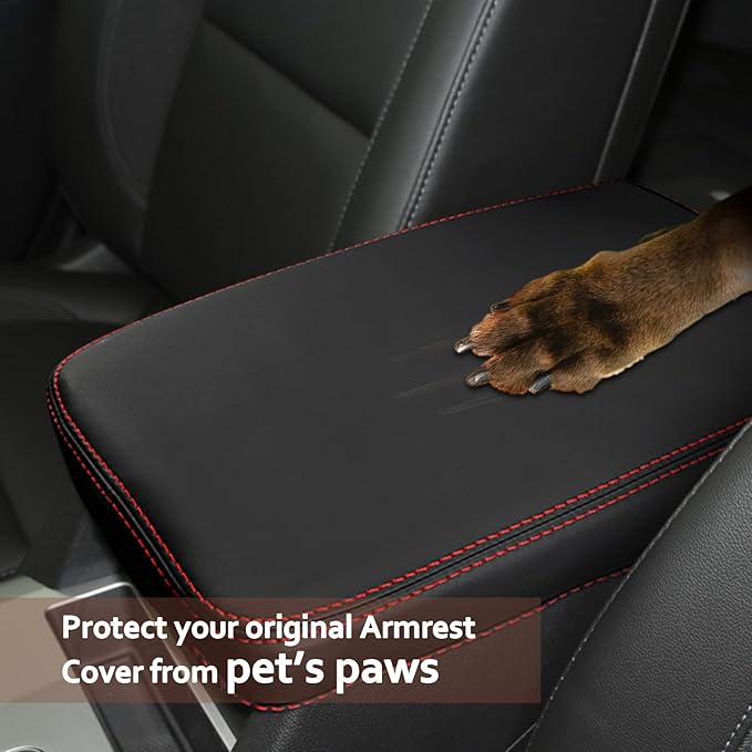 SKTU 2021-2026 Chevy Blazer Center Console Cover 2024 2025 2026 Chevy Blazer Armrest Cover 2024 2025 2026 Chevy Blazer Accessories Seat Box Cover Protector 2024 2025 2026 Blazer Center Console Cushion