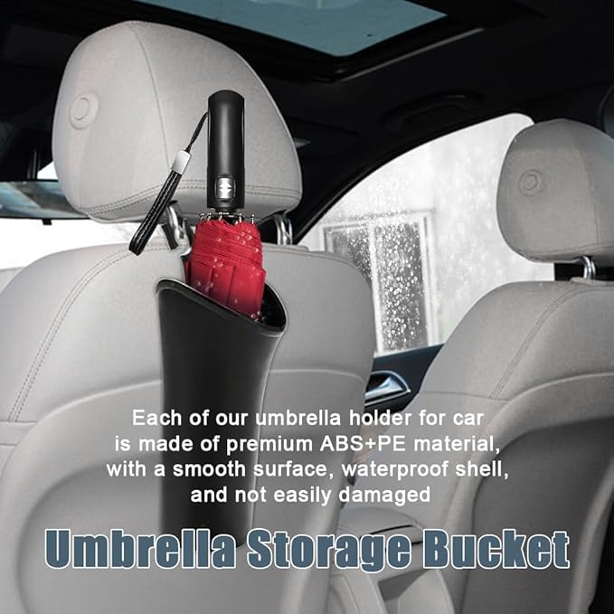 Car Trash Can Backseat, Car Garbage Organizer, Black Small Leakproof Vehicle Trash Garbage Can Bin, Automotive Interior Accessories Small Garbage Bin for Vehicles, Travelling, Home, Office