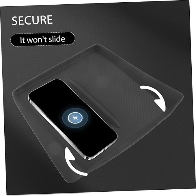 Dashboard Cordless Charging Mat Skid Console Pad for Model Y Elegant Design Easy Cordless Charging Fit for Car Interior Accessories