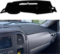 KEDAKEJI Black Dashboard Dash Board Cover Mat Carpet Compatible with 2007-2013 Chevrolet Silverado GMC Sierra