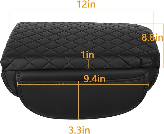 Console Cushion Cover for Toyota Tacoma 2005-2015 SR SR5 Off-Road PreRunner TRD-Sport pro Limited Tacoma Organizer Armrest Storage Box Cover Tacoma Interior Accessories