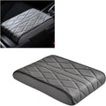 Car Center Console Cover Pad, Leather Auto Console Arm Rest Cover, Waterproof Car Armrest Seat Box Cushion Protector, Memory Foam Armrest Pillow for Most Cars
