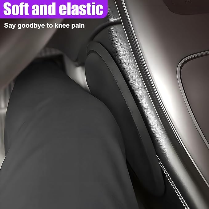 YoRise Car Knee Cushion Pad, Comfort Cool Sponge Car Door Armrest Pillow, Soft Auto Leg Protective Mat, Universal Vehicle Interior Center Console Elbow Support Accessories for Most Cars(Cool)