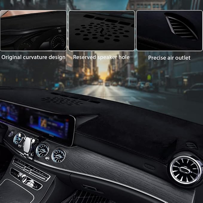 Flannel Dashboard Dash Cover Nonslip Car Dash Board Mat Compatible with Lexus ES ES350 ES300h XV60 2013-2018
