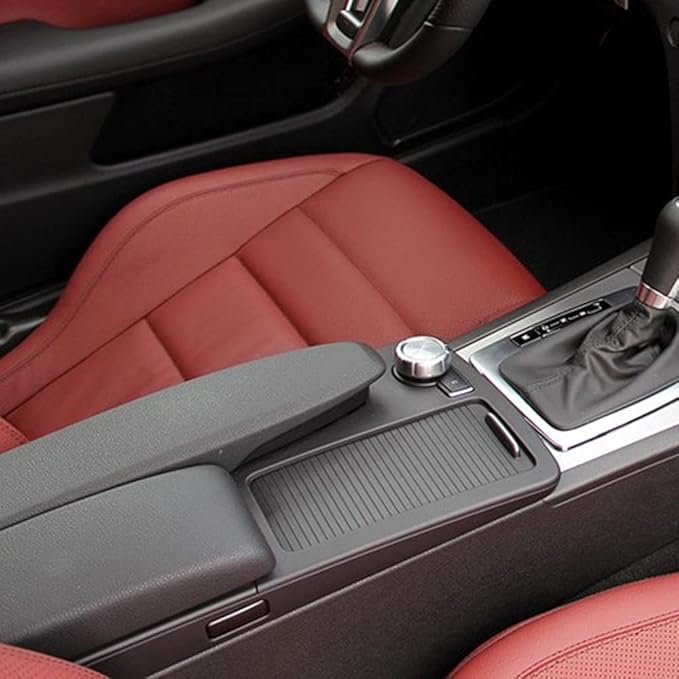Center Console Roller Blind Cover, Cup Holder Rolling Zipper Console Sliding Shutters Replacement for Mercedes Benz C-Class W204 C180 C200 C220 C300 C350 E-Class W207 W212 E260 E300