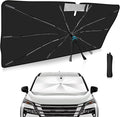 Windshield Sun Shade Umbrella Custom for Nissan Rogue 2022 2023 2024 2025 Foldable UV Protection Car Cover, Emergency Rain Shield & Dashboard Protector - Durable Auto Accessory