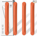 muekzu Silicone Car Door Edge Guard Trim Molding Crash Scratch Protector Scratch Guard for Car,Sedans,Truck,SUV 4PCS (Orange)