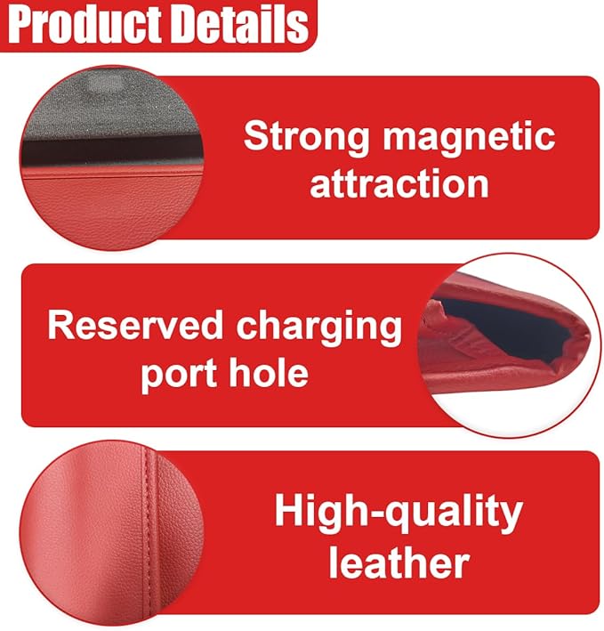 Car Seat Gap Filler Organizer, Leather Universal Gap Bag Car Storage Box for Phones, Keys, Glasses & Cards, Adjustable Front Seat Side Pocket Organizer for Cars, No Seat Belt Block (Burgundy)