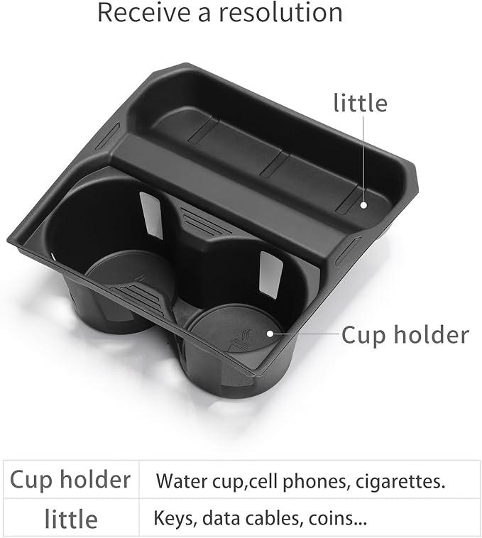 SMABEE Center Console Cup Holder for 2023 2024 2025 2026 Mazda CX-50 CX50 Cup Holder Cover TPE Center Console Organizer 2025 Mazda CX50 Accessories Interior