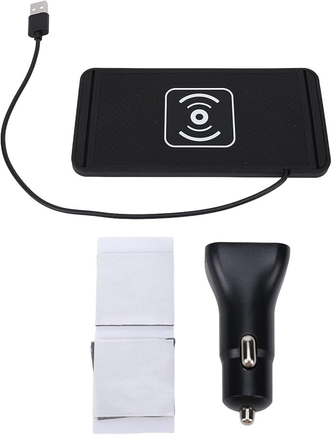 20W Magnetic Wireless Car Charging Pad, Fast Charging Cordless Mat, Customizable Trim Design, Overheat Prevention, for Car Cell Phone
