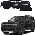 Dashboard Mat Cover for Hyundai Santa Fe 2019-2024 Nonslip Center Console Sunshield Glare UV Rays Protector Accessories