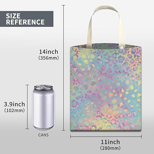 ABUIFDK Car Trash Can, Cute Car Trash Bag, Hanging Car Organizer and Storage Bag, Trash Bin for Car Accessories, Vehicle, Travelling, Camping Cute Colorful Leopard