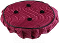 OG Lowrider Classic Bike Cruiser Bicycle Steering Wheel Cover Velour Swirl | Fits 8” Steering Wheels | Multiple Color Options | Lowrider Accessory (Fuchsia)