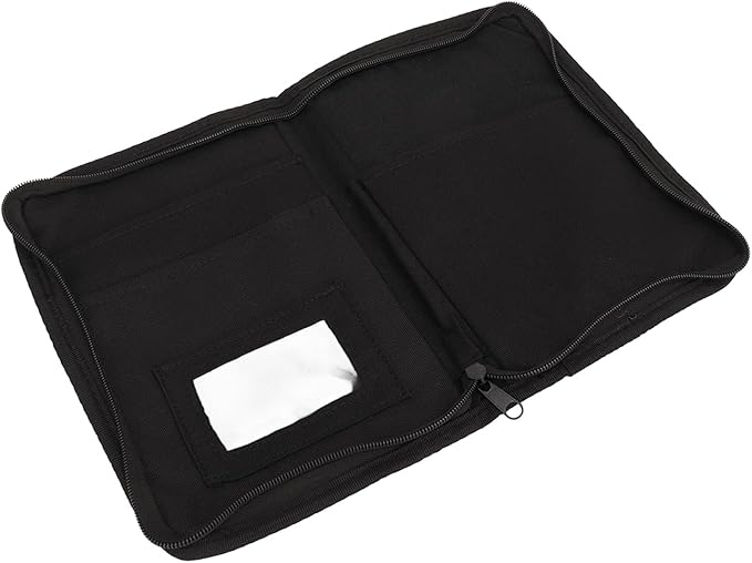 Focket Glove Box Compartment Organizer, 600D Oxford Cloth Car Document Holder with Zipped Design for Vehicle Storage Wallet Registration Insurance Card